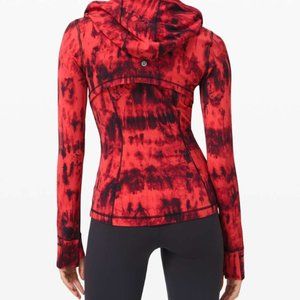 Lululemon Hooded Define Jacket Size 6 Game Day Red Black Multi